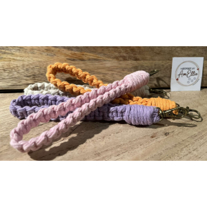 Handgemaakte macramésleutelhangers