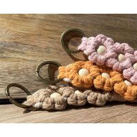 Handgemaakte macramésleutelhangers