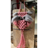 Macramé uiltjes in verschillende kleuren – Handgemaakt!