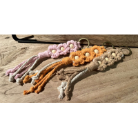Handgemaakte macramésleutelhangers