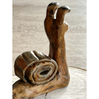 Slak in klei, handgeverfd