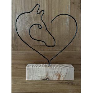draadfiguur paard