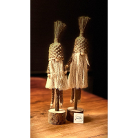 Gnomen in macramé