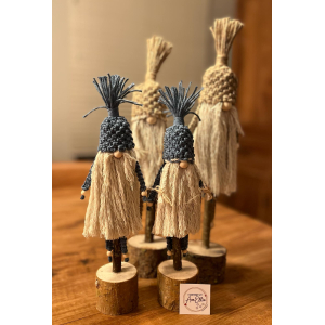 Gnomen in macramé