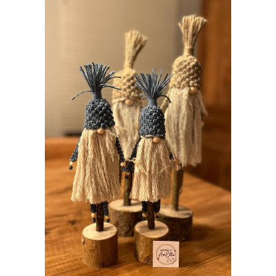 Gnomen in macramé