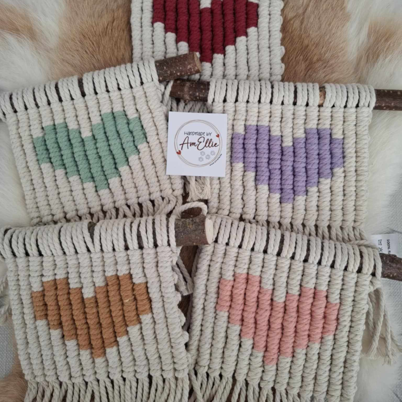 macrtamé pixel art muurdecoratie