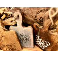 snij- of tappasplank in mango handgedecoreerd (verschillende opties)