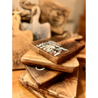 snij- of tappasplank in mango handgedecoreerd (verschillende opties)