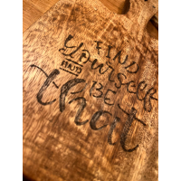 snij- of tappasplank in mango handgedecoreerd (verschillende opties)