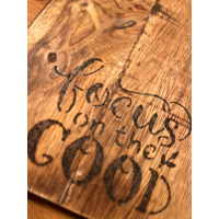 snij- of tappasplank in mango handgedecoreerd (verschillende opties)