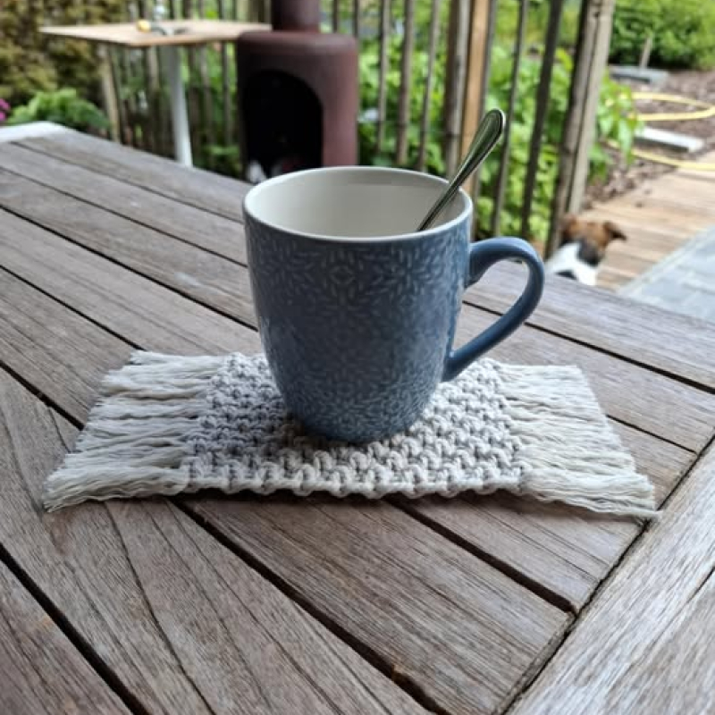 Macramé onderzetter