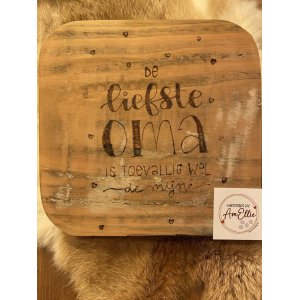 Liefste oma pyrografie op hout