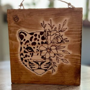 Panter pyrografie