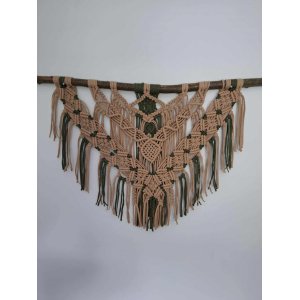 muurdecoratie macramé groot formaat