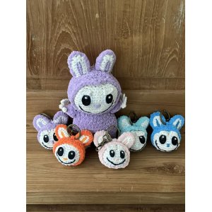 Labubu sleutelhanger, kleur naar keuze